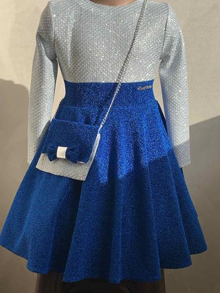 Платье Safi (122-134) M232 blue (деми)