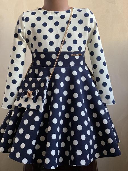 Платье Safi (122-134) M260 navy (деми)