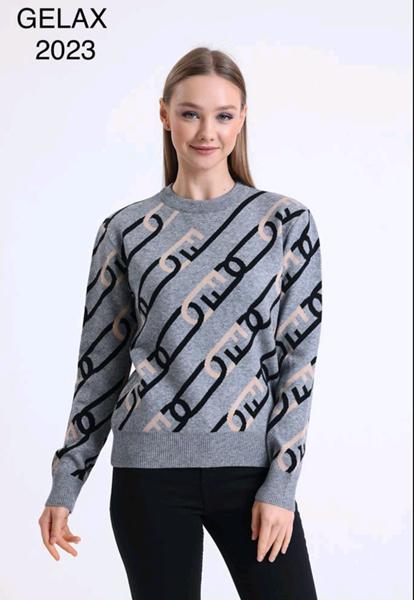 Свитер Julia (48-52) 2023 grey (зима)