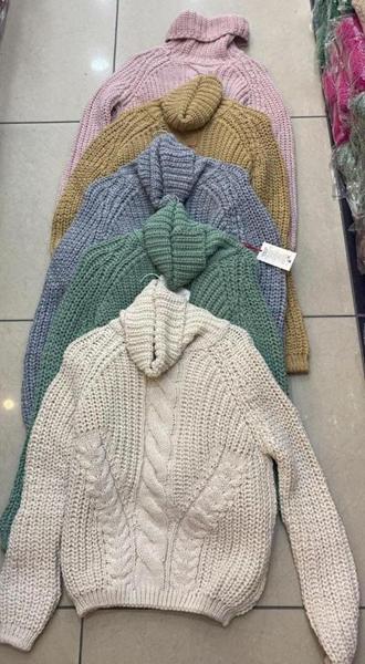 Свитер Julia (one size) JL322 green (зима)