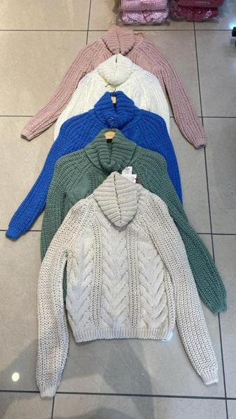 Свитер Julia (one size) JL345 l.grey (зима)