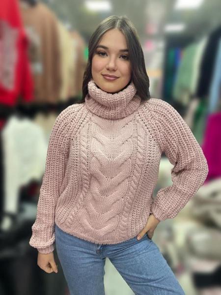 Свитер Julia (one size) JL431 beige (зима)