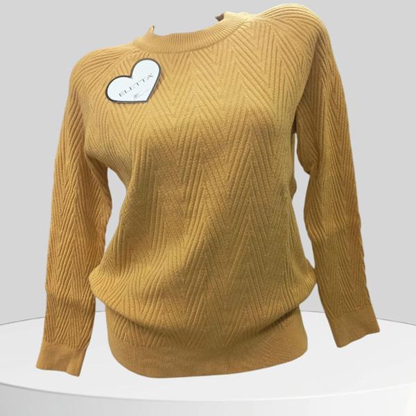 Свитер Julia (50-52) JL537 mustard (зима)