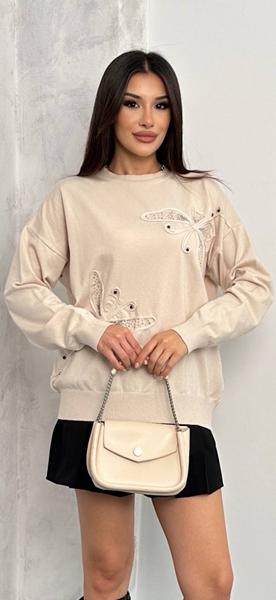 Свитер Julia (52-54) JL603 beige (деми)