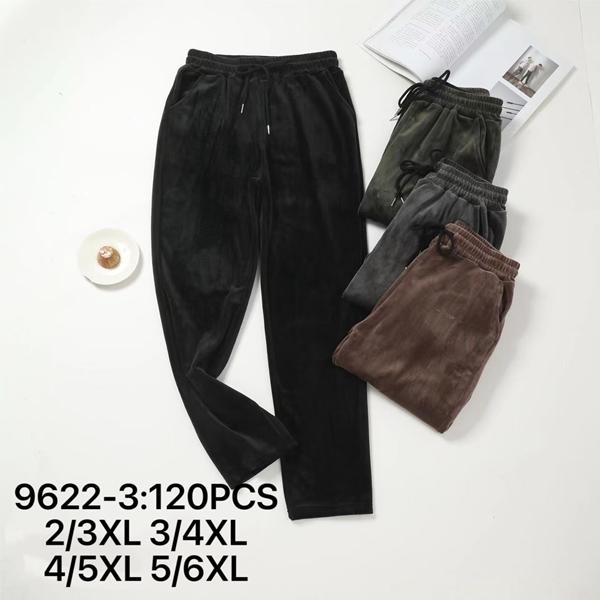 Штаны спорт Kenalin (2XL-6XL) 9622-3 khaki (деми)