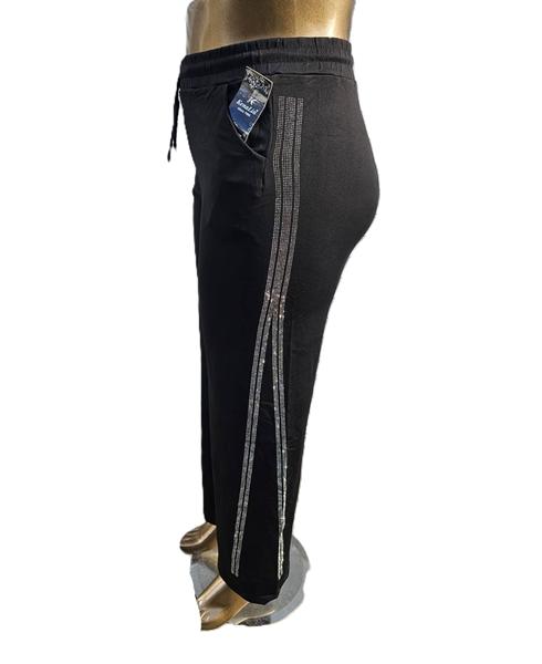 Штаны спорт Kenalin (2XL-6XL) 9670-6 black (деми)