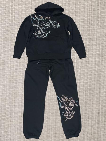 Костюм спорт Julia (52-54) JL630 black (зима)