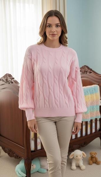 Свитер Julia (48-52) JL646 pink (зима)