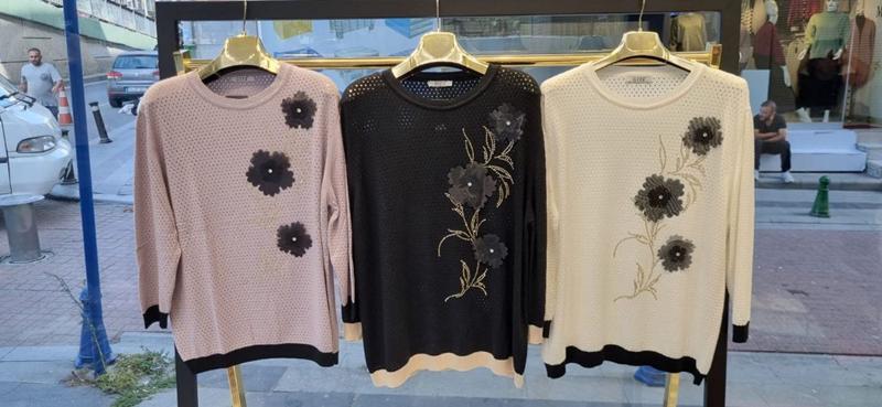 Свитер Julia (52-54) JL690 l.beige (деми)