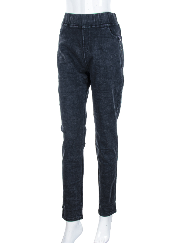 Джинсы Jelzin (6XL-8XL) A4069-1B black (зима)