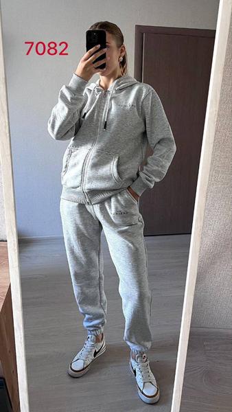 Костюм спорт FSN (42-48) 7082 l.grey (зима)