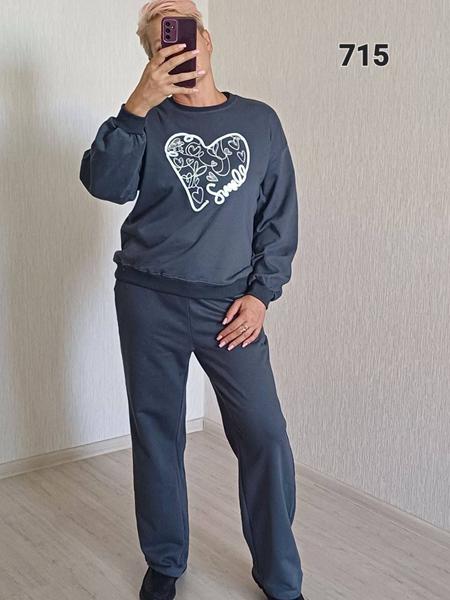 Костюм FSN (50-54) 715 d.grey (деми)