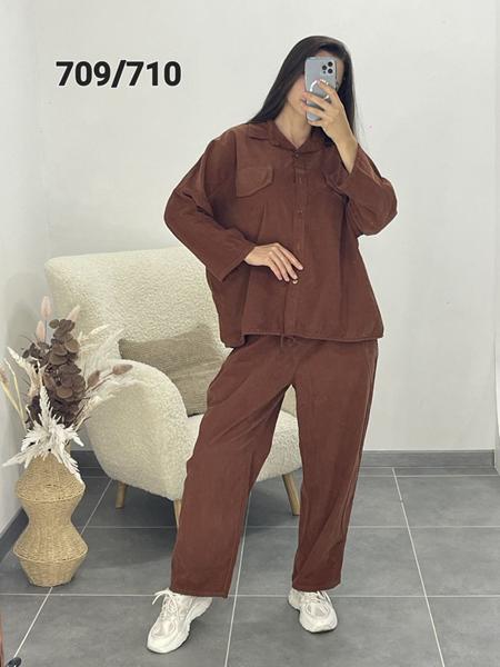 Костюм FSN (52-56) 709-710 brown (деми)