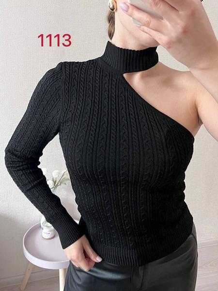 Свитер FSN (42-46) 1113 black (деми)