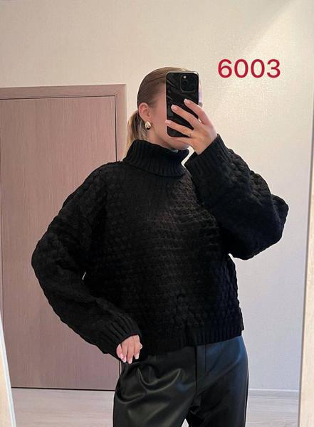 Свитер FSN (42-48) 6003 black (зима)