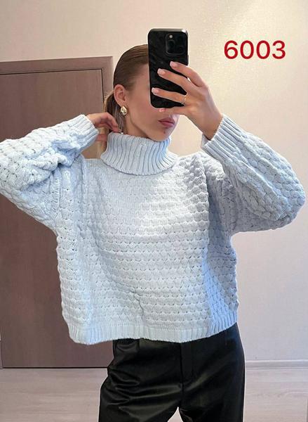 Свитер FSN (42-48) 6003 l.blue (зима)