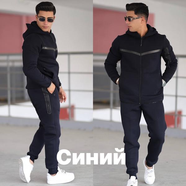 Костюм спорт Navas (M-3XL) NW907 navy (зима)