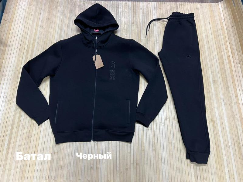 Костюм спорт Navas (2XL-6XL) NW910 black (зима)