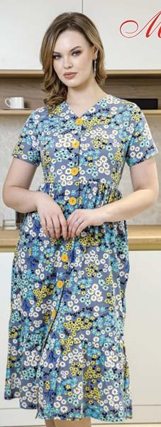 Халат Annet (44-54) YT7506 blue (деми)