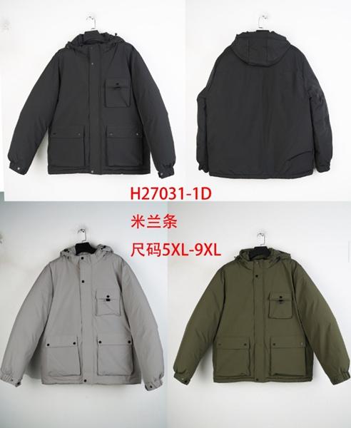 Куртка TRAN (5XL-9XL) H27031-1D grey (зима)