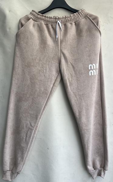 Штаны спорт TRAN (44-54) TR143 beige (зима)