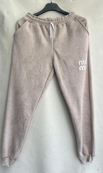 Штаны спорт TRAN (44-54) TR144 l.beige (зима)