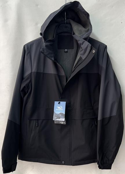 Ветровка TRAN (M-3XL) TR457 black (деми)