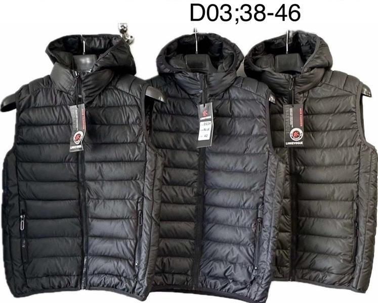 Жилетка TRAN (38-46) D03 black (деми)