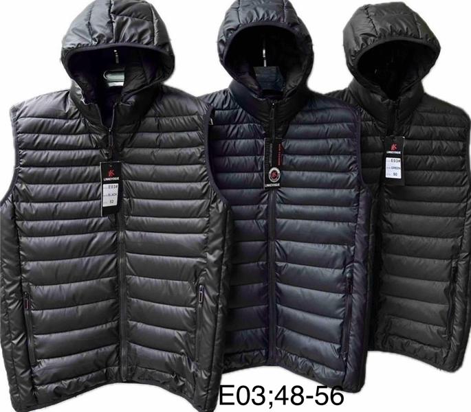 Жилетка TRAN (48-56) E03 black (деми)