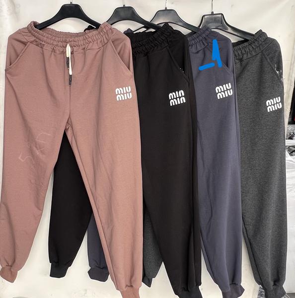 Штаны спорт TRAN (52-60) TR595-1 grey (деми)