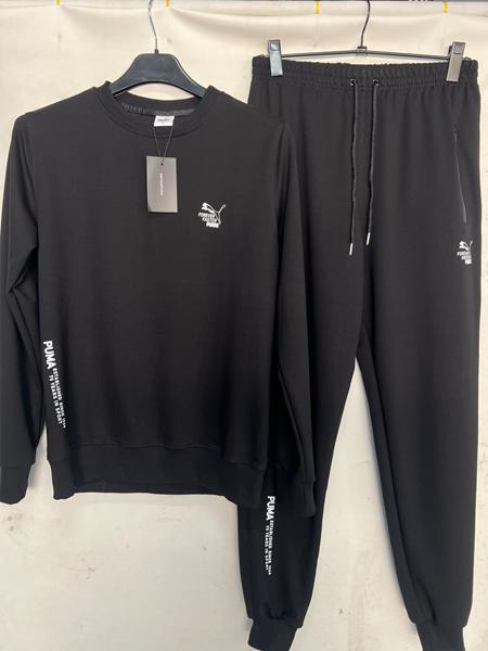 Костюм спорт TRAN (46-54) TR603 black (деми)