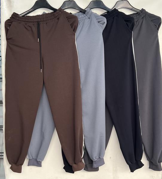 Штаны спорт TRAN (46-54) TR620 black (деми)