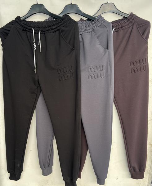 Штаны спорт TRAN (46-54) TR625 brown (деми)