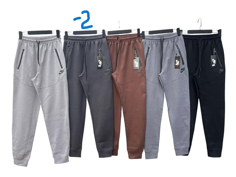 Штаны спорт TRAN (48-56) TR632-2 d.grey (деми)