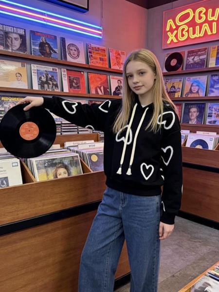 Батник Fili kids (110-160) 5848 black (зима)