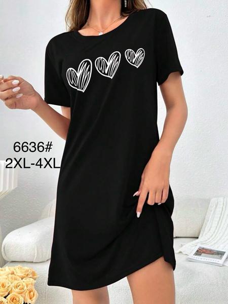 Туника Fili Wear (2XL-4XL) 6636 black (лето)
