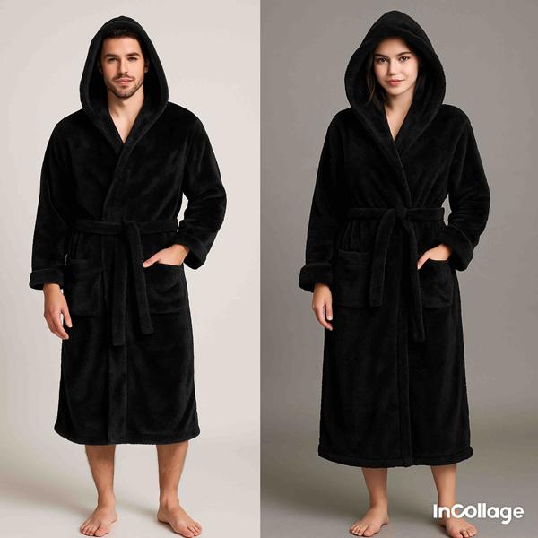 Халат Fili Wear (52-56) FW1581 black (зима)