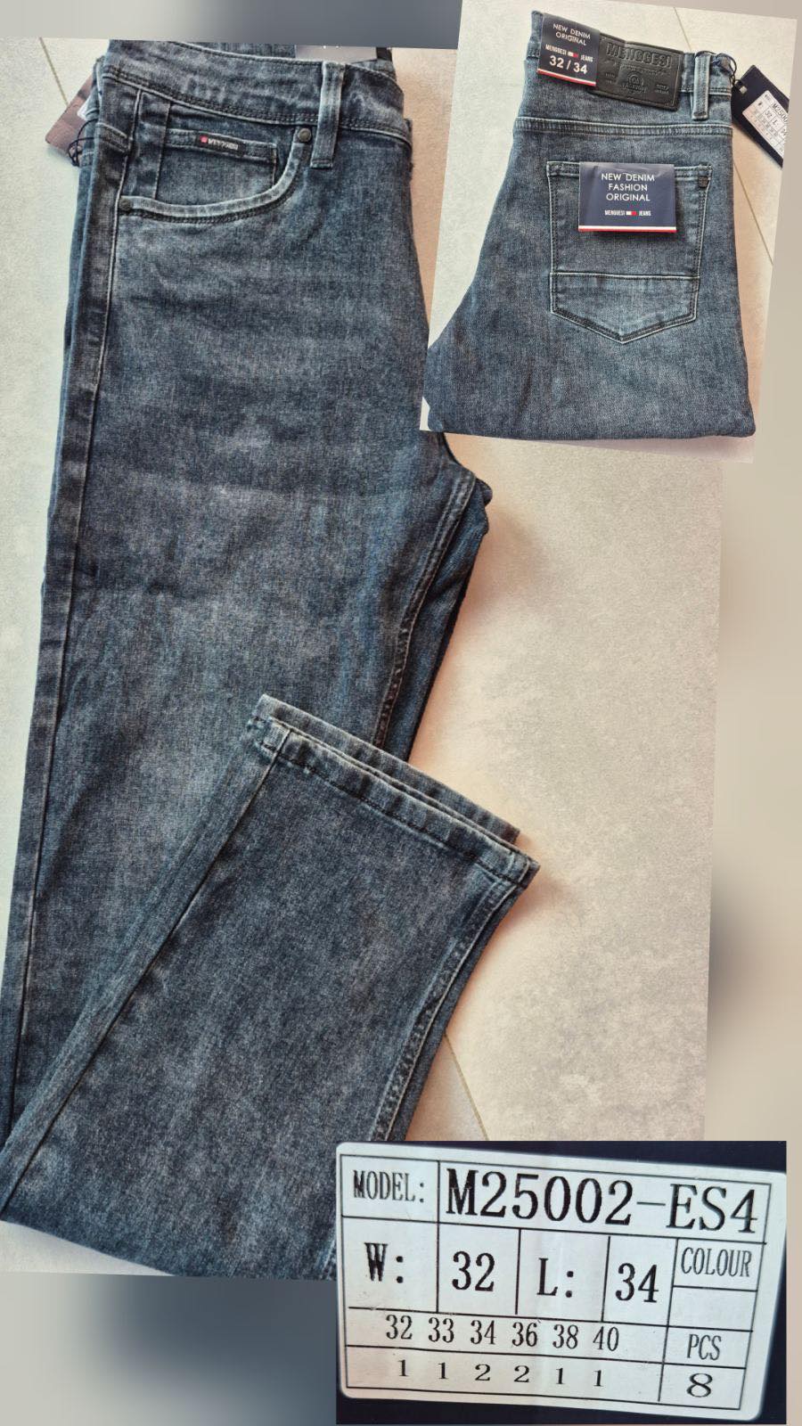 Джинсы God Baron (32-40) M25002-ES4 grey (деми)