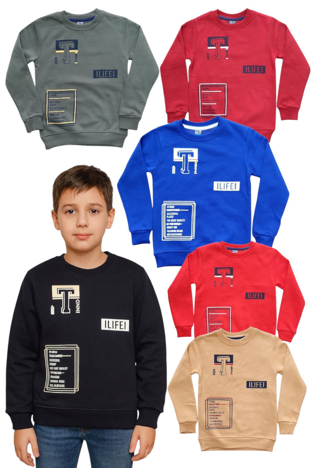 Свитер MMZ (9-12) M804 red (зима)