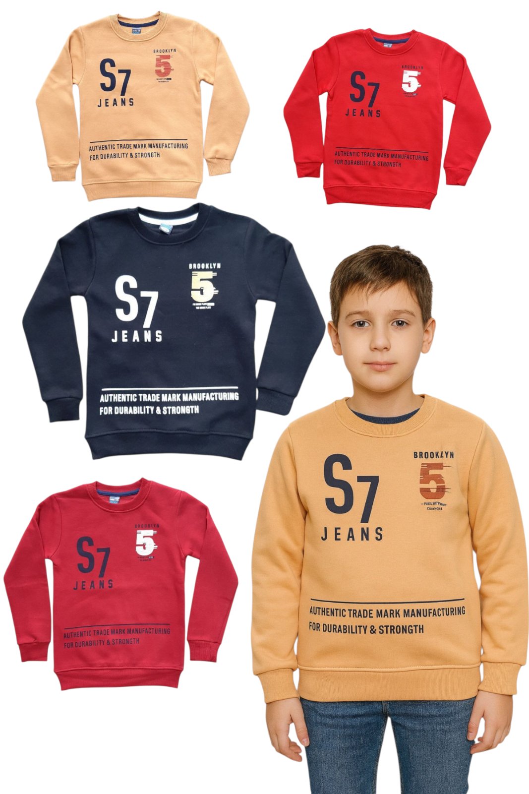 Свитер MMZ (9-12) M809 beige (зима)