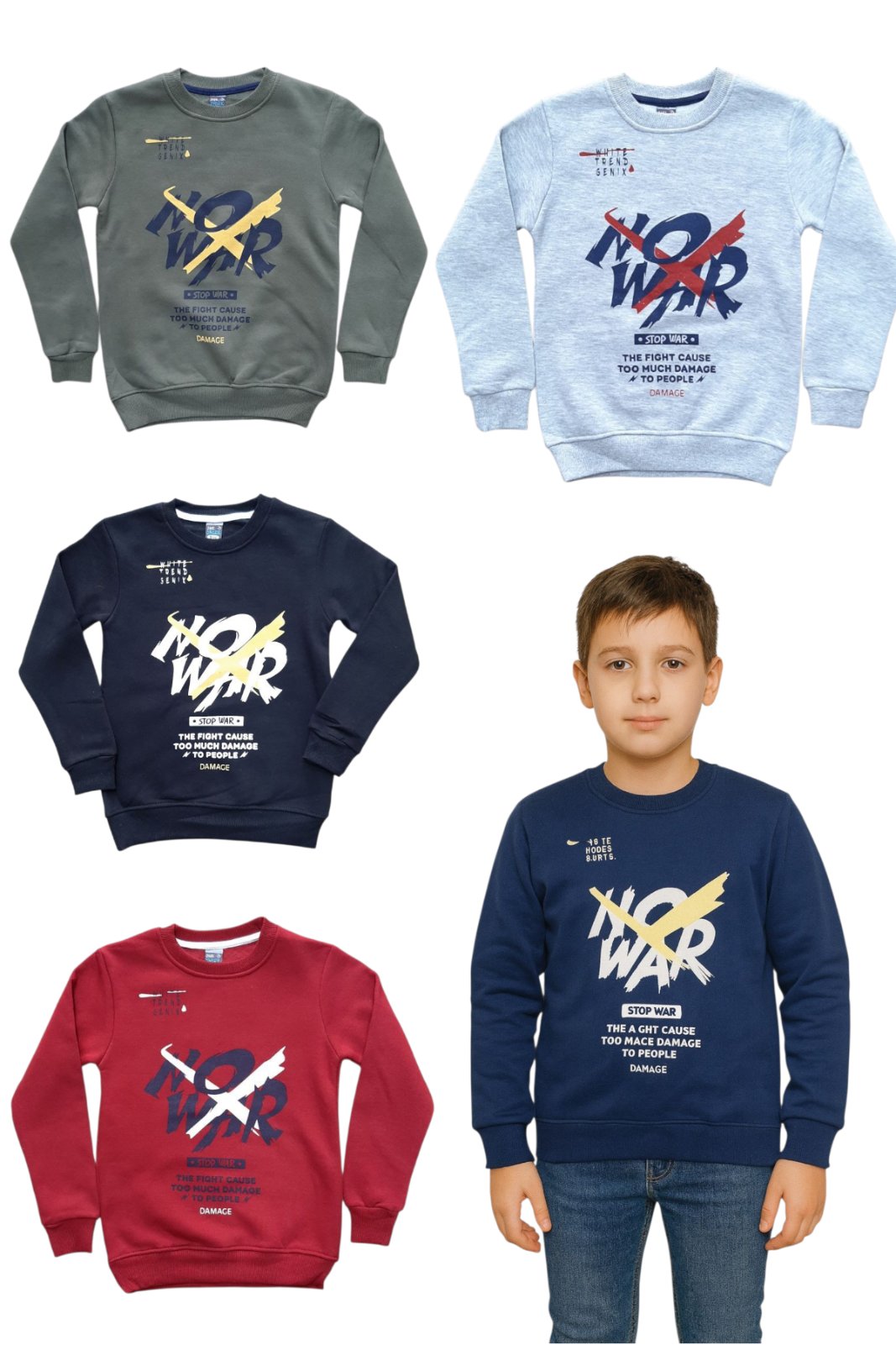 Свитер MMZ (9-12) M835 navy (зима)