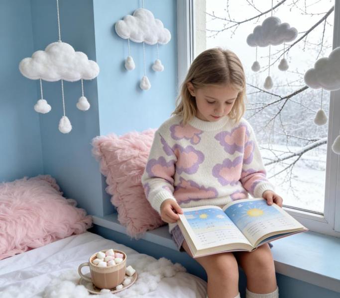 Свитер Yalisi (110-150) 393 white (зима)