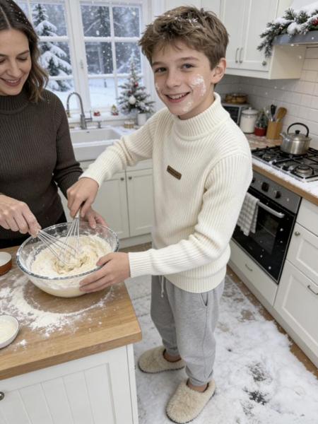 Свитер Yalisi (110-150) 838 milk (зима)