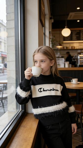 Свитер Yalisi (110-150) 860 black (зима)