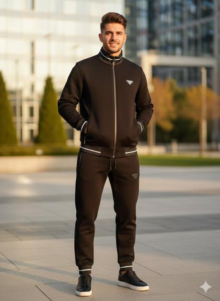 Костюм спорт Moranny (S-2XL) 5740 brown (зима)