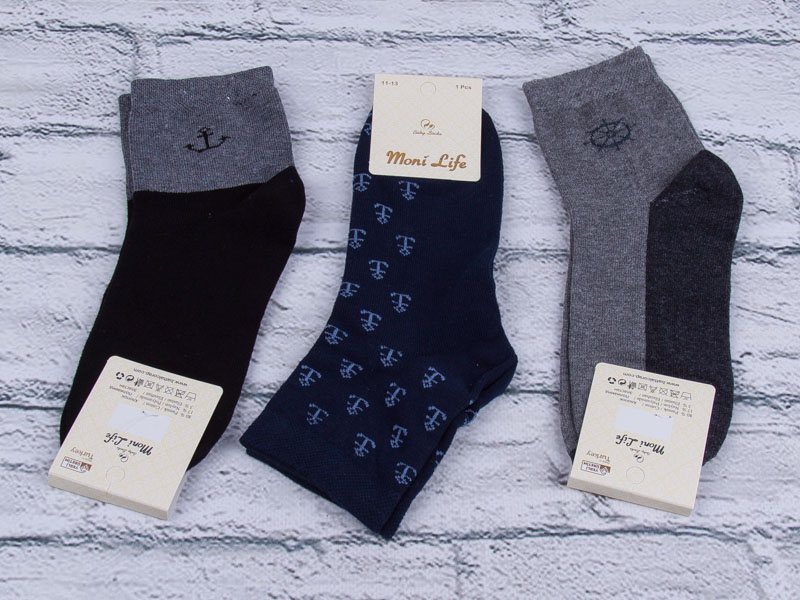 Носки OL (5-11) N0012 якорь mix (деми)