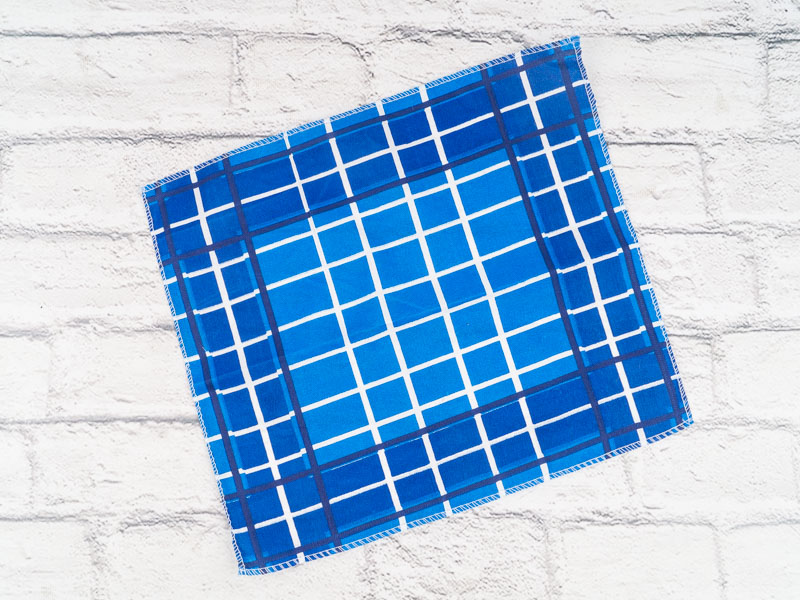 Носовой платок Shawls (36*36) P64 blue (лето)