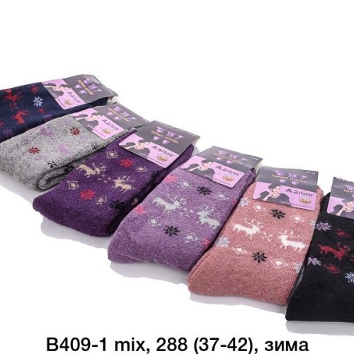 Носки ALIA (37-42) B409-1 mix ангора/махра (зима) ALIA B409-1 mix ангора/махра