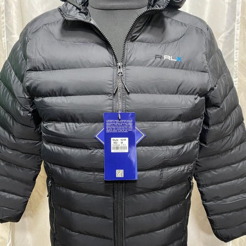 Куртка RLX (M-3XL) 161 black (деми) RLX 161 black