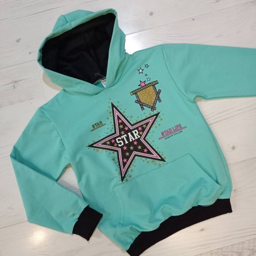 Худи Malibu2 (9-13) 12745 l.blue (зима) Malibu2 12745 l.blue